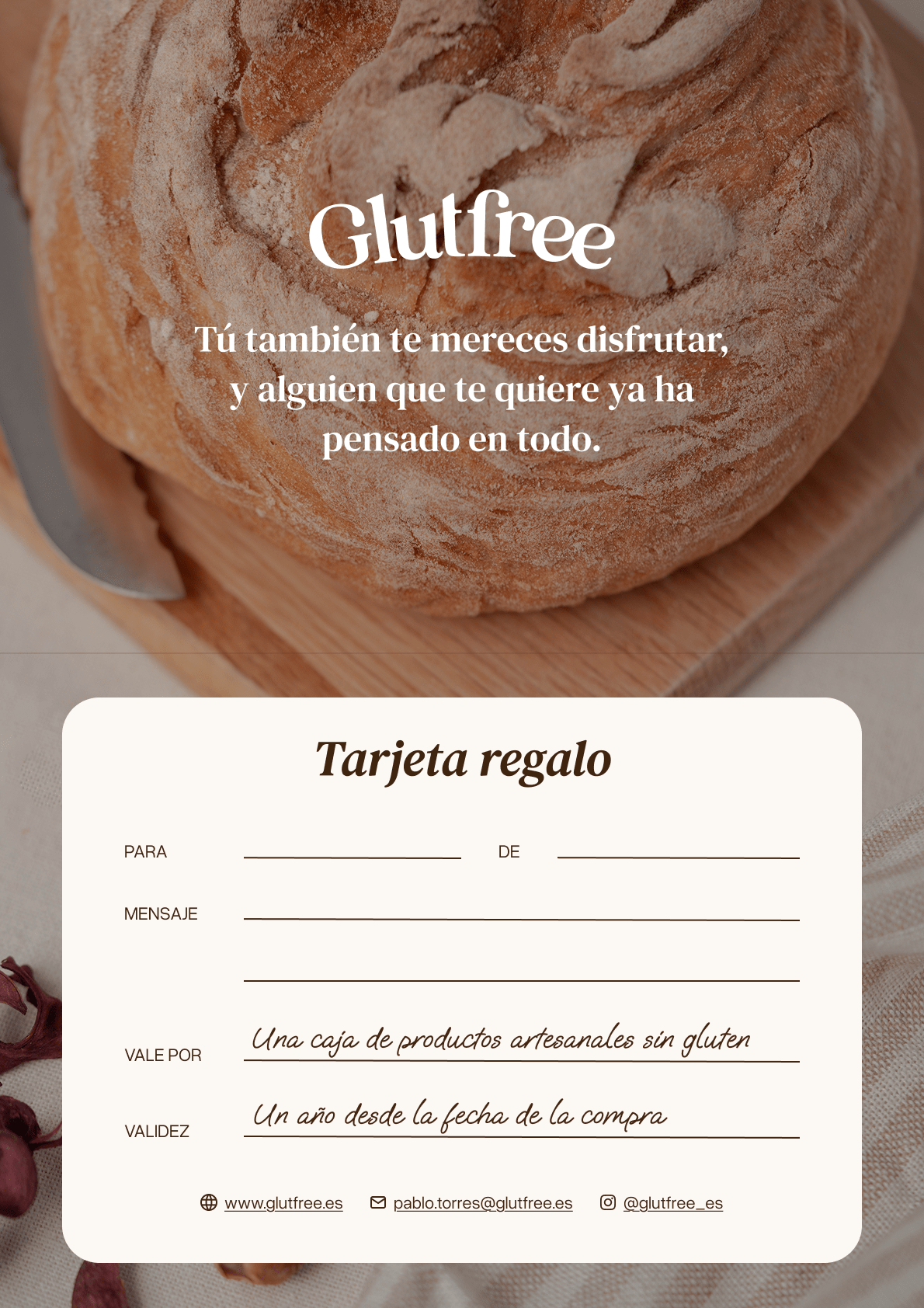 Tarjeta regalo de Glutfree - Glutfree